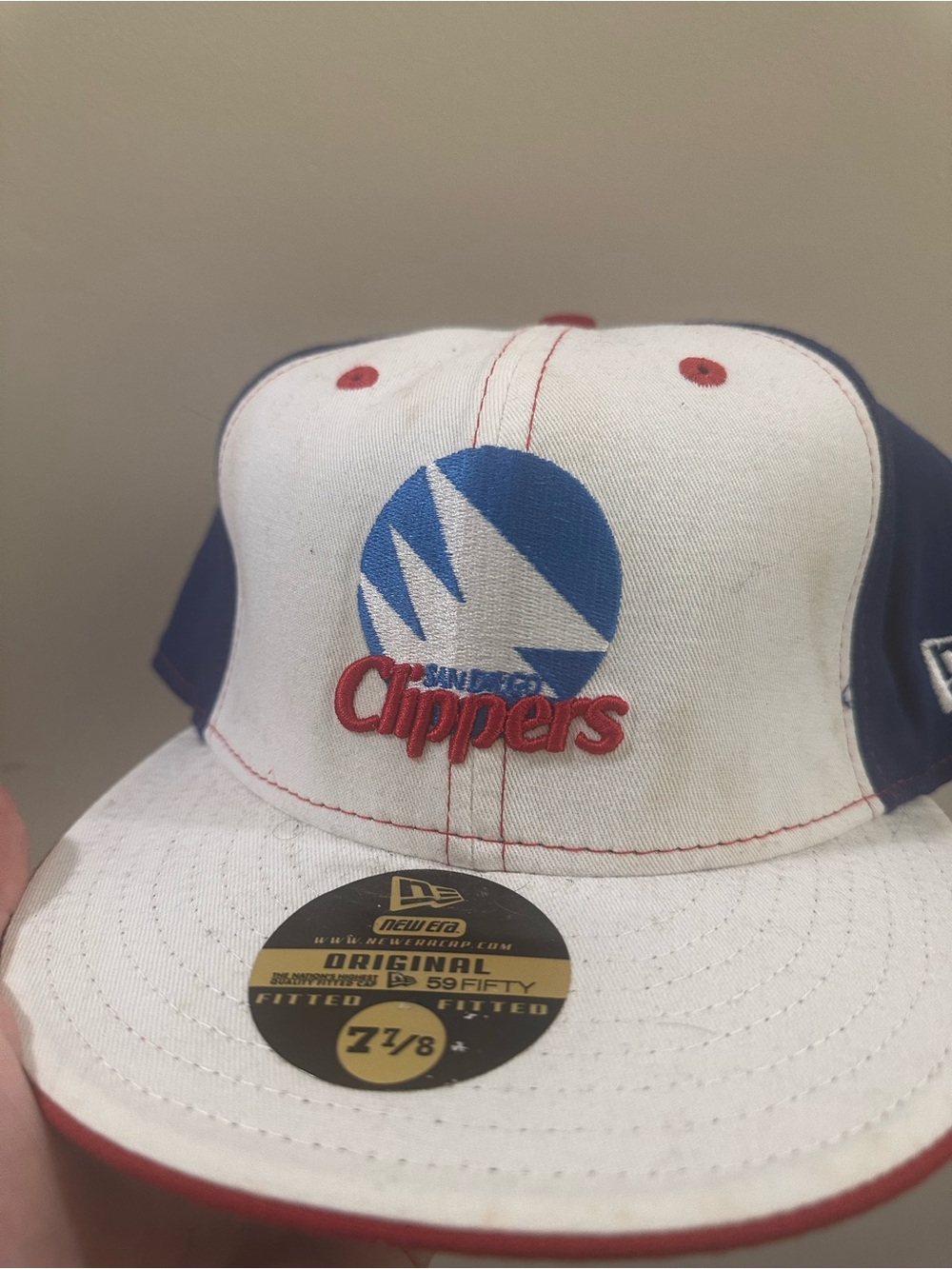 San Diego clippers hat 7 7/8 fitted y2k rare hat retro